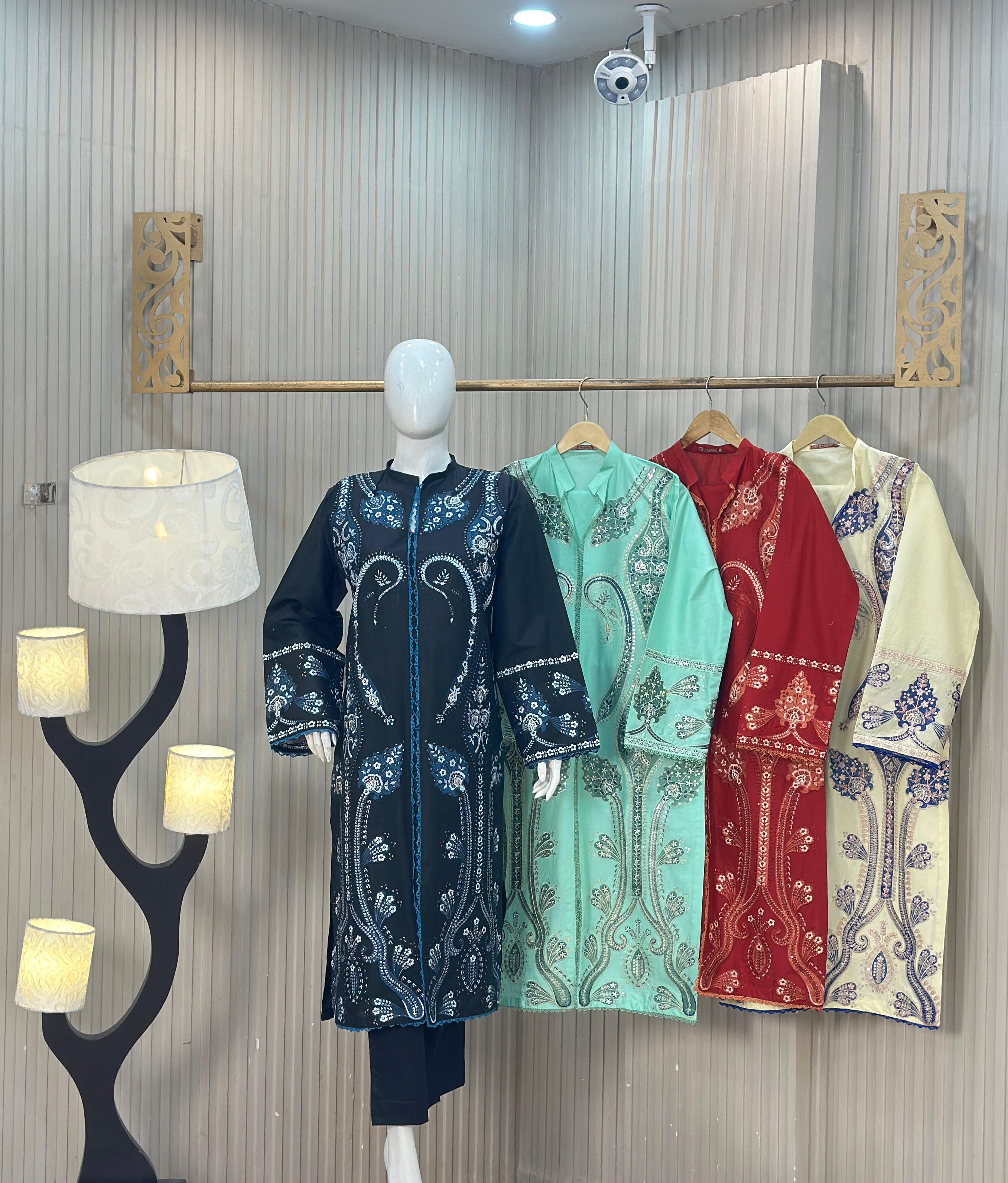 RangQari Blue Casual Kameez Suit product image 1